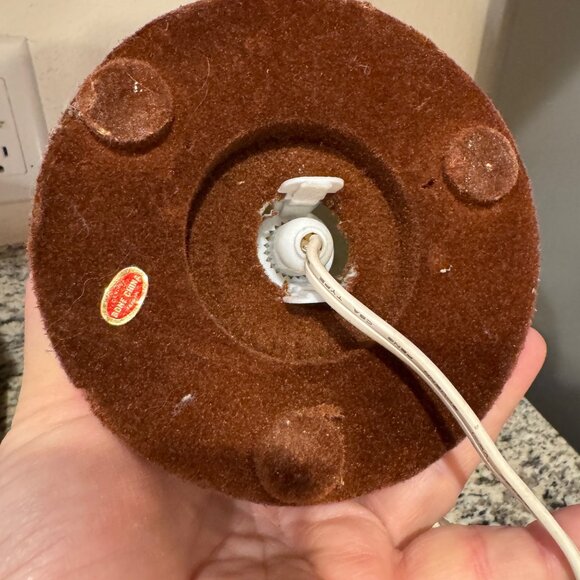 Vintage Brinns Christmas Figurine Frosty the Snowman 1970 light up lamp night oc - Picture 9 of 12